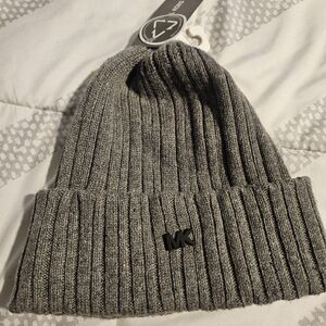 Michael Kors Men’s Grey Ribbed Beanie NWT